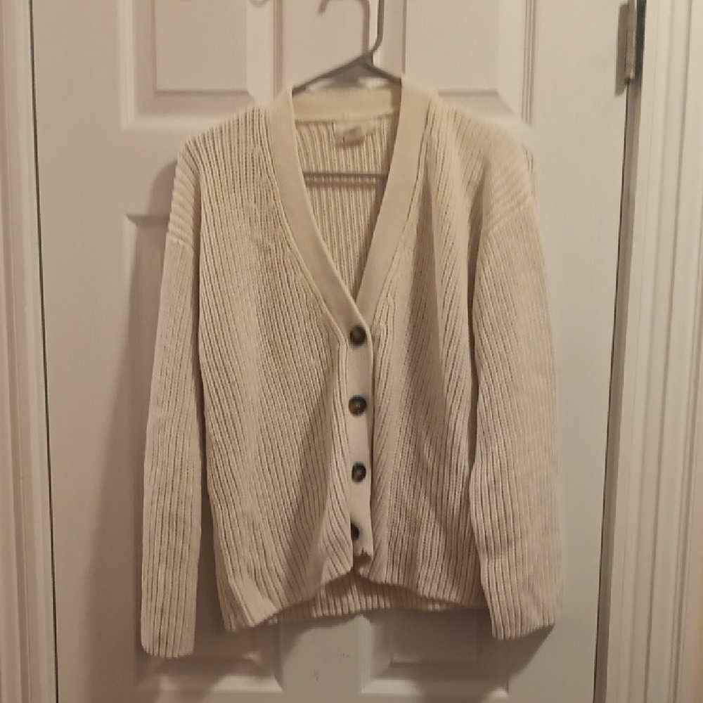 H&M White Cardigan